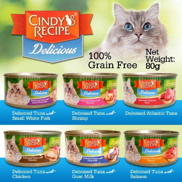 Pate lon cá ngừ cho mèo Cindy's Recipe 80g