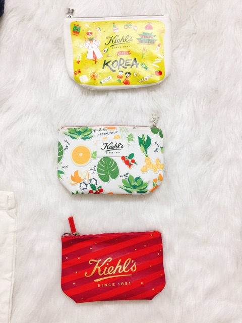 Túi mỹ phẩm vải canvas Tote Kiels, Sulwhasoo, Hera chính hãng