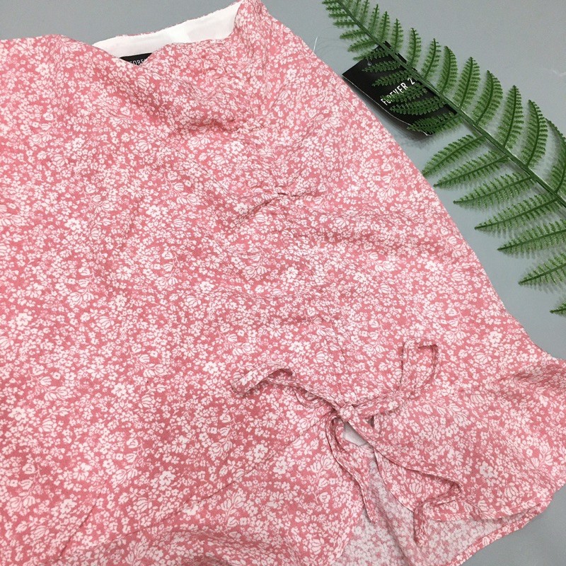 chân váy F21 hoa nhí rút dây xuất xịn | BigBuy360 - bigbuy360.vn