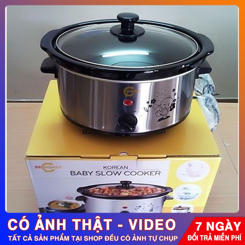 Nồi Nấu Cháo Đa Năng BBCooker BS35 – 3.5 Lít – Nồi Nấu Cháo Chậm – Nồi Nấu Dinh Dưỡng – Chính Hãng – Bảo Hành 12 tháng