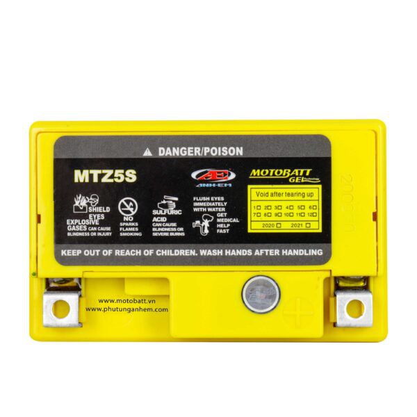 BÌNH ẮC QUY GEL MOTOBATT MTZ5S