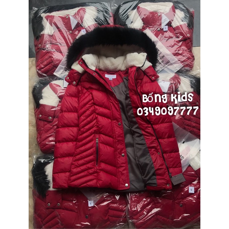 Áo Parka Phao Nữ Đỏ LAUNDRY