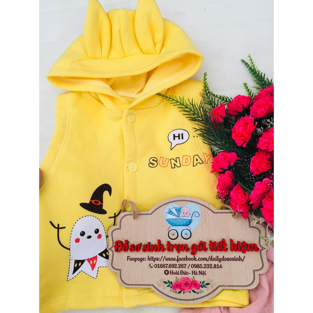 Gile nỉ có mũ tai cho bé trai gái