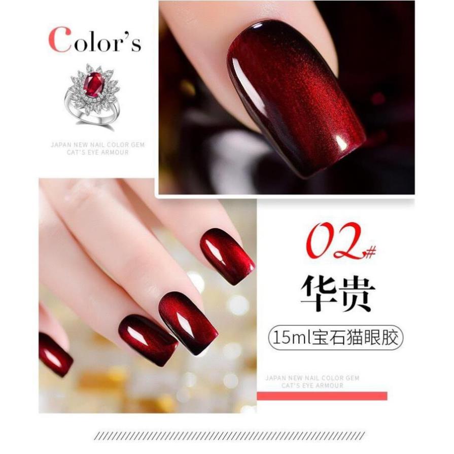 Sơn móng Gel mắt mèo Kaniu bền màu cực kì mướt 12ML - BSMY nhập xịn