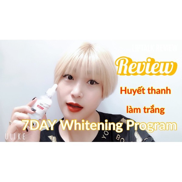Huyết thanh trắng da 7day Whitening Program Glutathione 700 V-ample