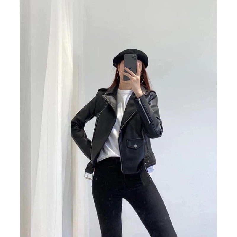 Áo da zr dư xịn full tag mac