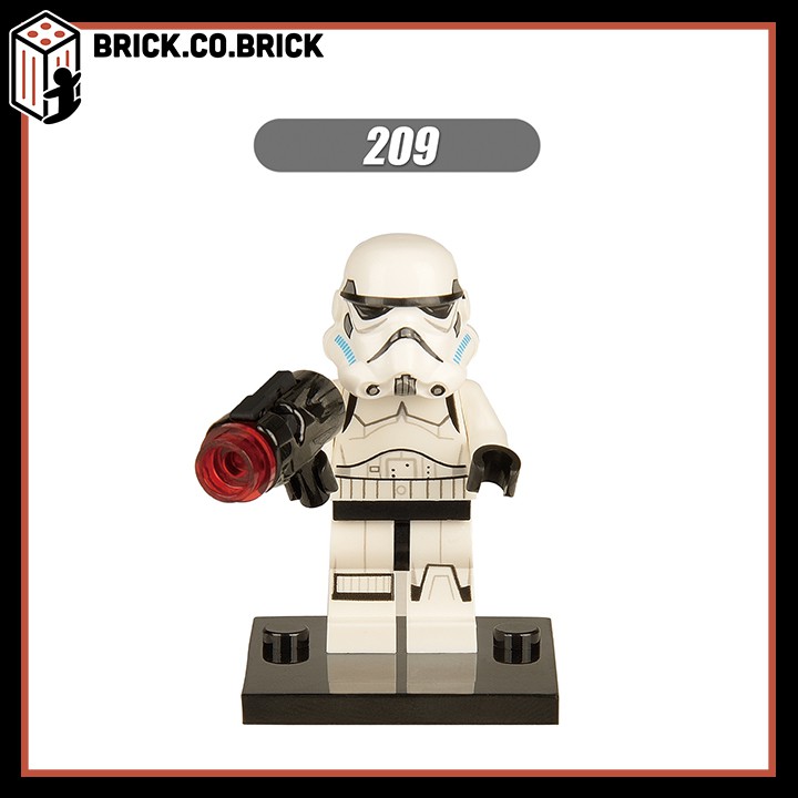 Star Wars Đồ chơi lắp ráp minifigures và lego phiên bản chiến tranh giữa các vì sao X0105