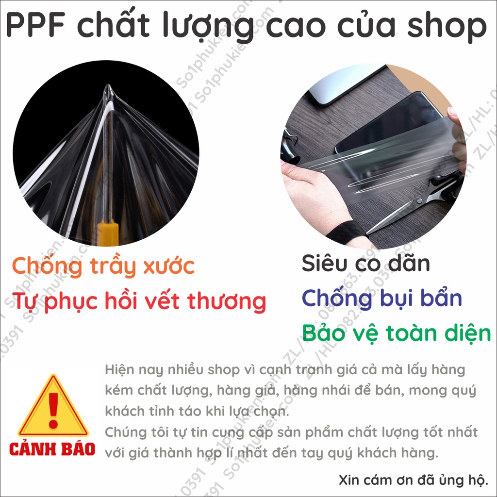Dán màn hình đồng hồ Befit Beu B3 / B4 ppf chống trầy xước