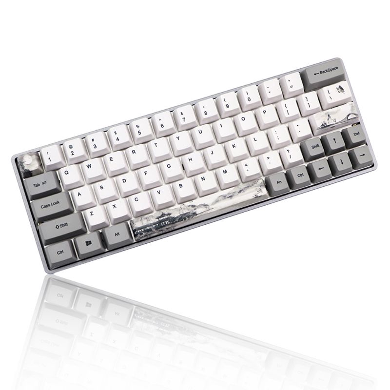 Bàn phím in hình màu mực đáng yêu cho PBT OEM GH60 GK61