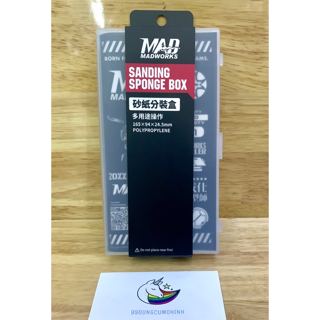 Hộp nhựa cao cấp MADWORKS - DỤNG CỤ MÔ HÌNH