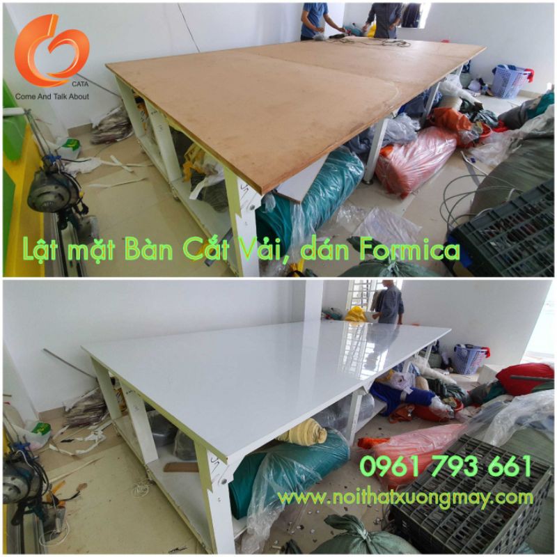 Sửa bàn cắt vải cũ, bàn cắt vải thanh lý