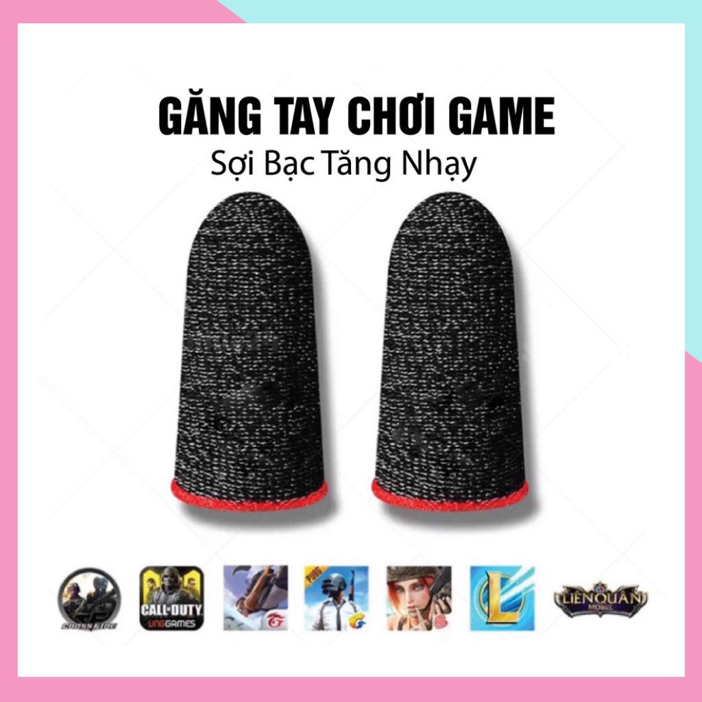 [Bao Tay Chơi Game] ff, Pubg, Liên Quân - Chống Mồ Hôi, Siêu Nhạy, Co Giãn Cực Tốt Bằng Sợi Carbon