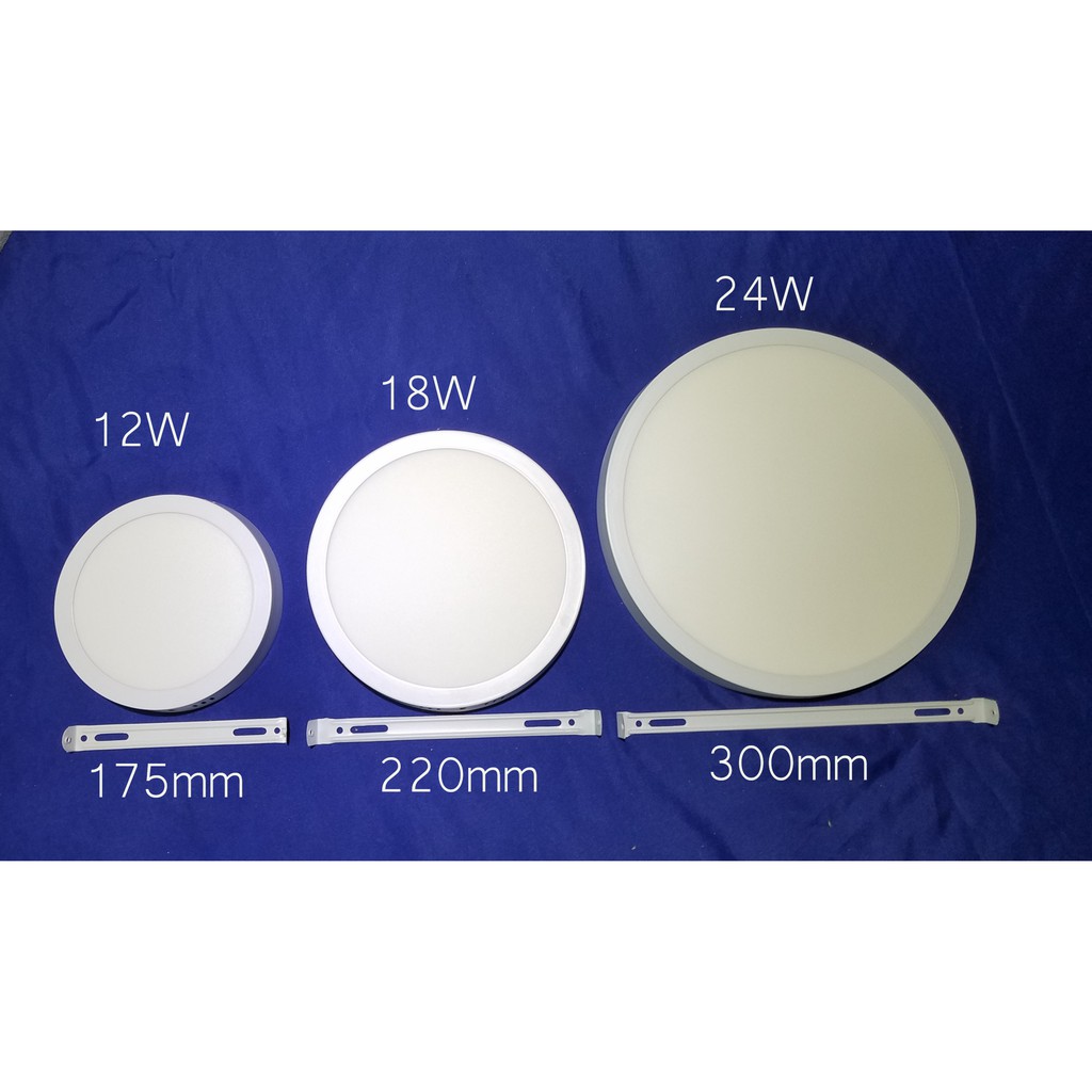 ĐÈN ỐP TRẦN NỔI-TRÒN - CÔNG SUẤT 12W-18W-24W