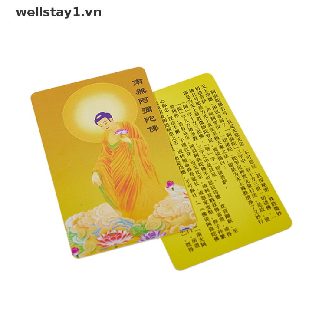 Bùa Hộ Mệnh Phật Giáo Jieyinfo, Nanwu Amitabha, Thẻ PVC