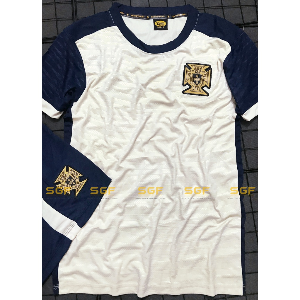 Đồ Bóng Đá Tuyển BỒ ĐÀO NHA trắng mẫu Fan Editions 2023