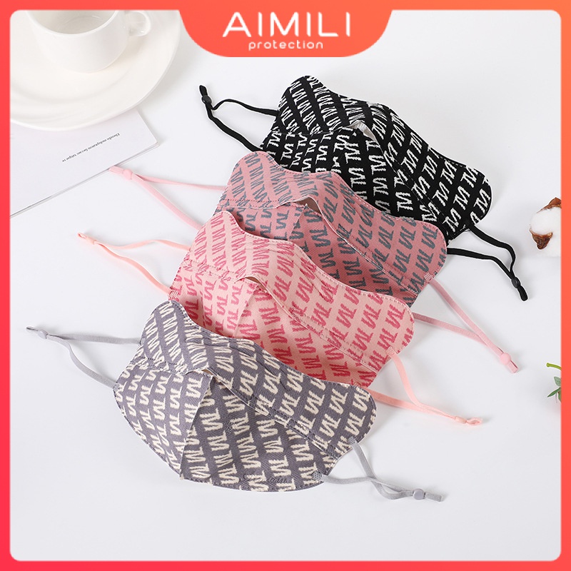 Khẩu Trang Cotton 3 Lớp Dày Dặn Bảo Vệ Mắt Chống Bụi Chống Khói Có Thể Giặt Và Tái Sử Dụng Người Lớn Unisex