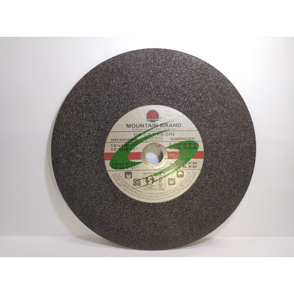 Đá cắt sắt MOUNTAIN 300 & 350 - Đá cắt inox - Đá cắt kim loại - Hàng chính hãng