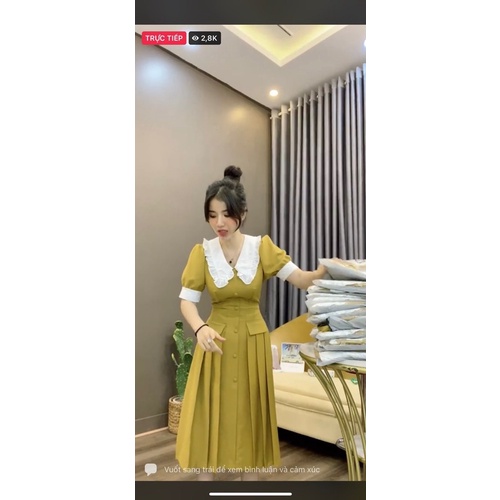 Đầm cổ bèo bigsize 50 đến 90kg