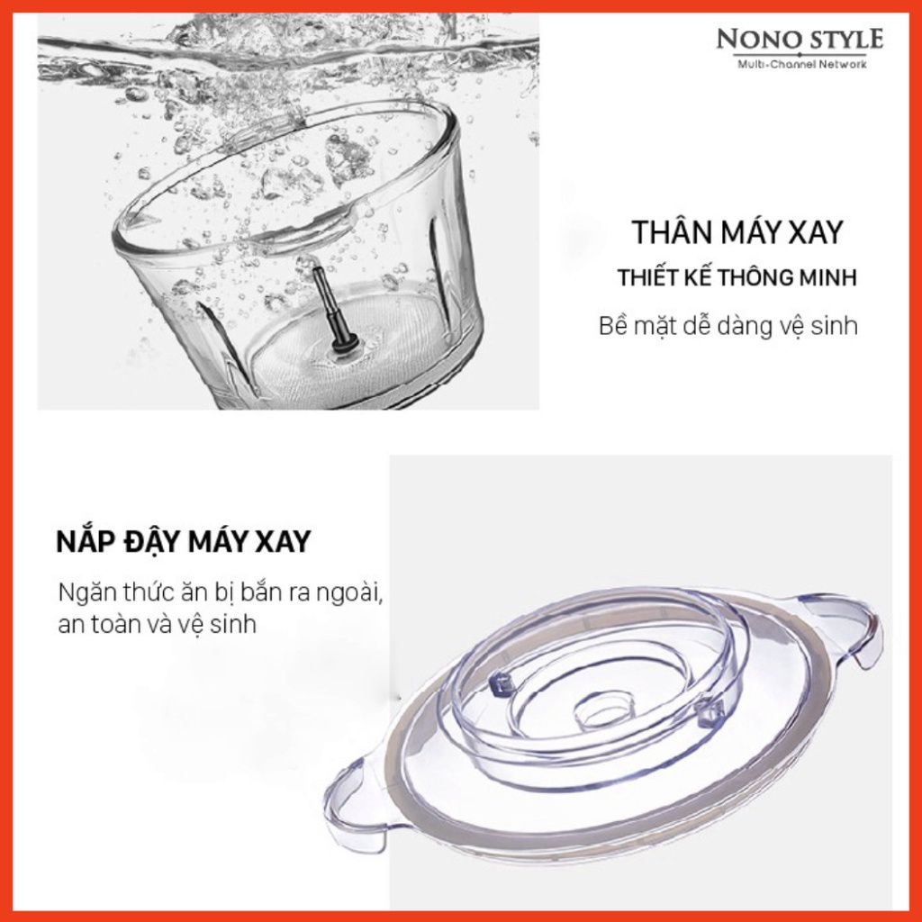 Máy Xay Thịt Thủy Tinh - Cối Xay Đa Năng Cao Cấp