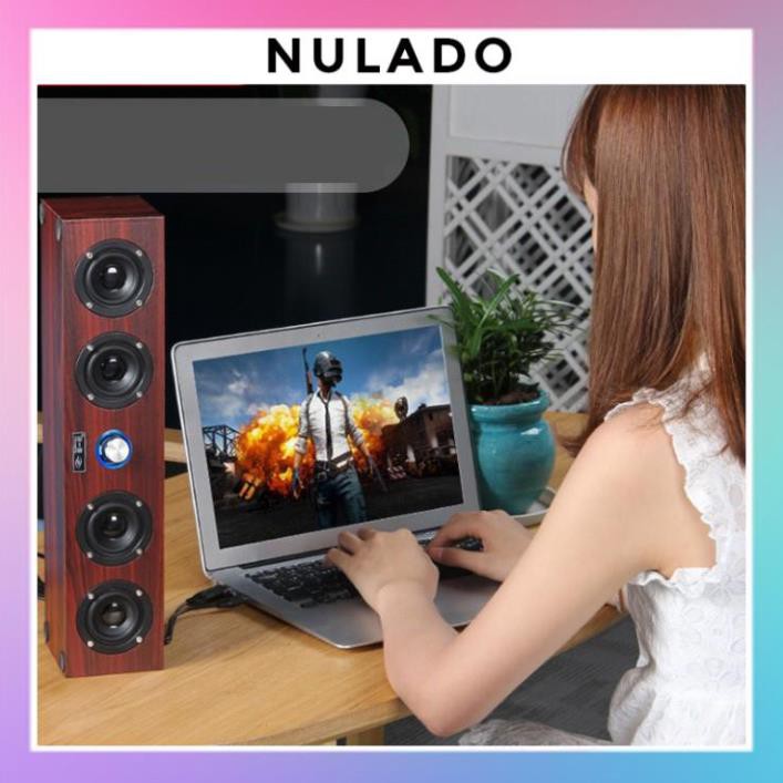 Loa Vi Tính Gỗ 2.1 HP X11 4 Loa NULADO