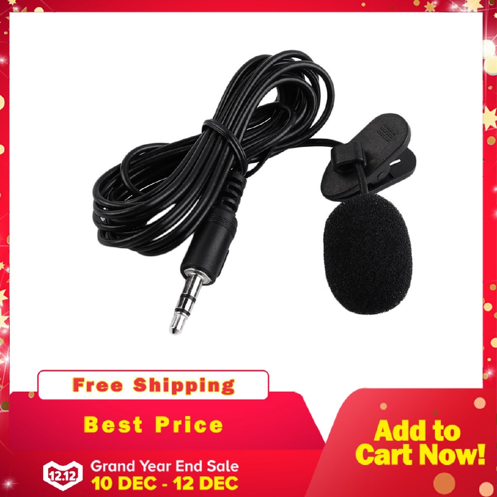 Micro mini cài áo giắc cắm 3.5mm chất lượng cao dành cho máy tính bảng/ laptop/ máy tính để bàn