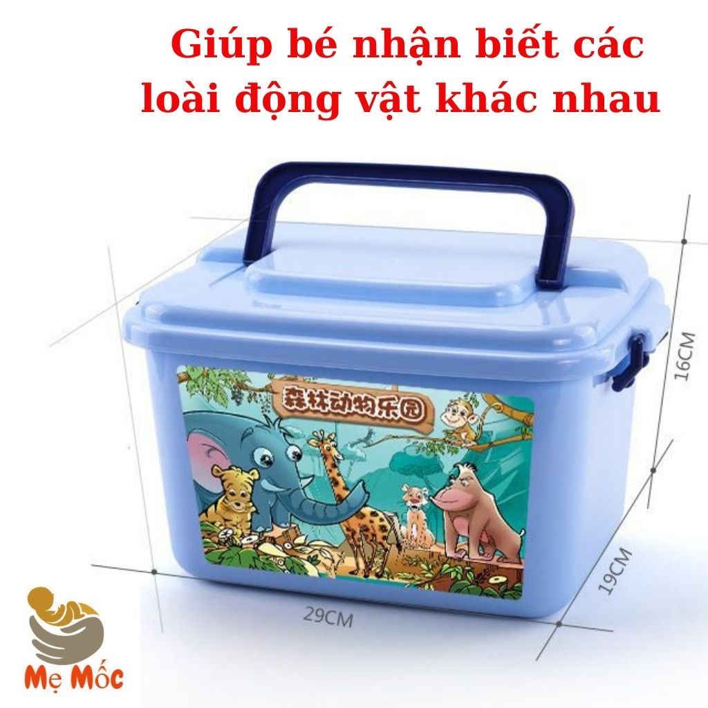 Đồ Chơi Trẻ Em Mô Hình 58 Động Vật Hoang Dã Giúp Con Phát Triển Trí Tuệ, Tư Duy, Shop Mẹ Mốc ,DV58