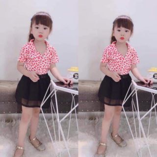Áo Sơ Mi Lụa Cao Cấp Cho Bé