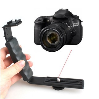 Tay cầm chữ L găn phụ kiện mở rộng cho gimbal, điện thoại, máy ảnh