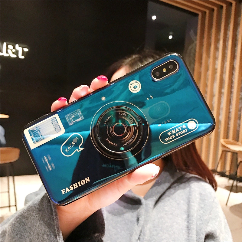 Ốp điện thoại hình máy ảnh độc đáo cho Oppo A53 2020 Realme C2 3 3 2 Pro F11 Pro F11 C1 2 U11 A7 Reno 10x zoom  3 A3S F7 A79 F5 A73 F3 R17 Pro | BigBuy360 - bigbuy360.vn