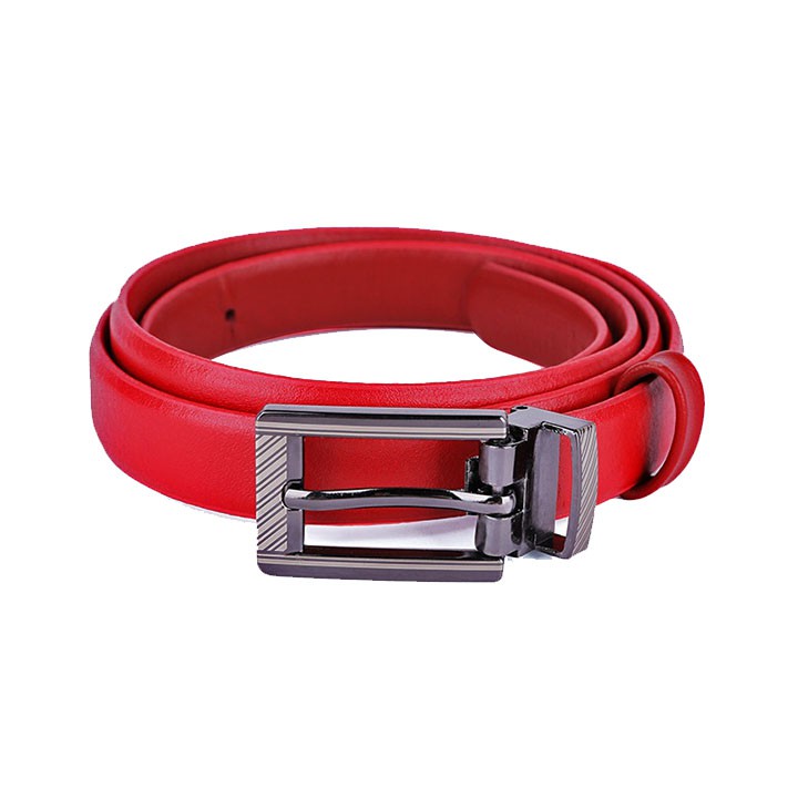 Thắt lưng nữ Huy Hoàng da bò 2P màu đỏ HP5116