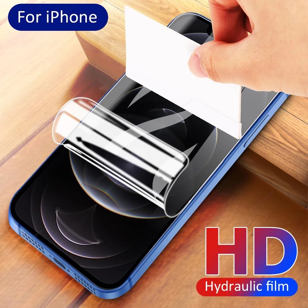 1 Miếng Dán Hydrogel Bằng TPU Mềm Chống Nước Chống Dấu Vân Tay Bảo Vệ Màn Hình Cho IPhone 14 / 14Plus / 14 Pro / 14 Pro Max