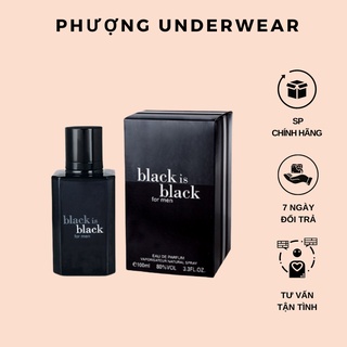 Nước hoa nam sellion black is black