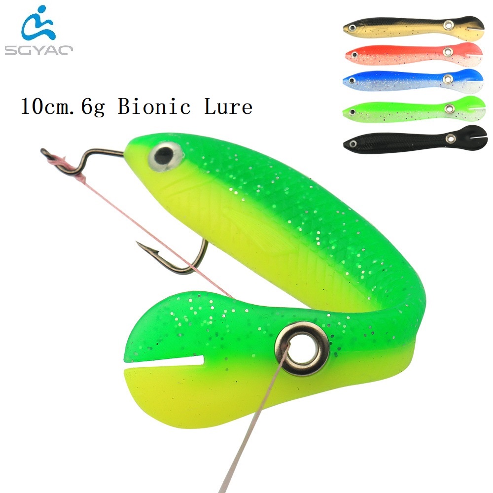 1 Mồi Câu Cá Giả Dạ Quang 10cm 6g