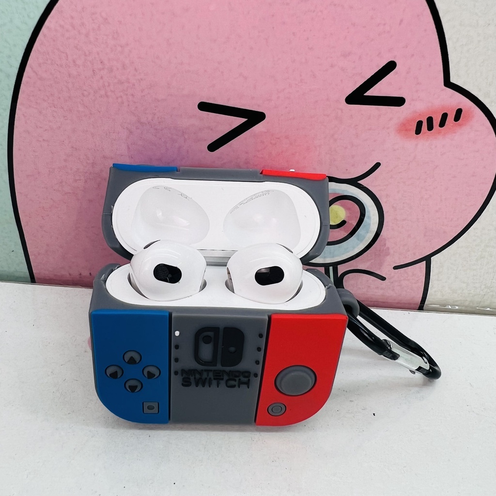 Case airpods 3 Vỏ Bọc  Hình Thú Đựng Hộp Sạc Tai Nghe Bằng Silicon Dẻo Đẹp mã MÁY CHƠI GAME A3
