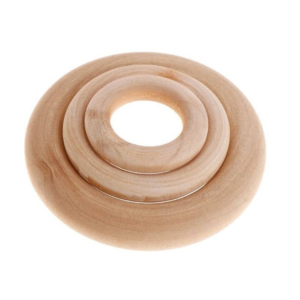 Đồ chơi 10 vòng gỗ tự nhiên cho vẹt