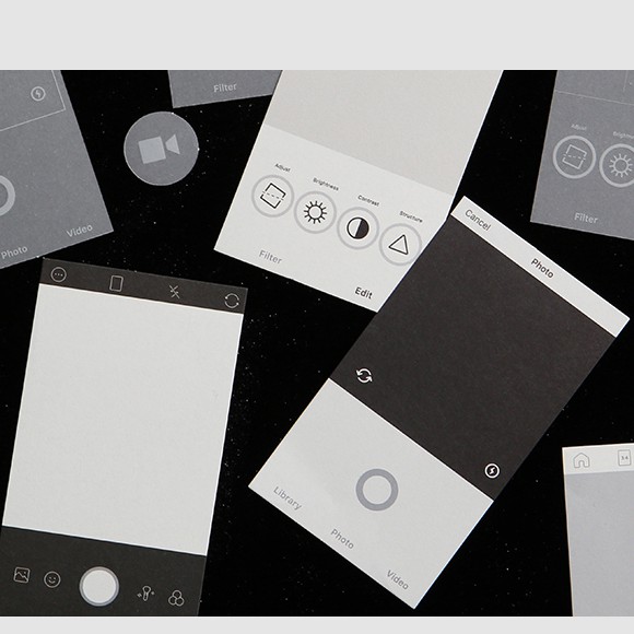 Ảnh thật- Set giấy sticker mẫu MỚI hình mạng xã hội, khung camera, nhạc số cực xinh
