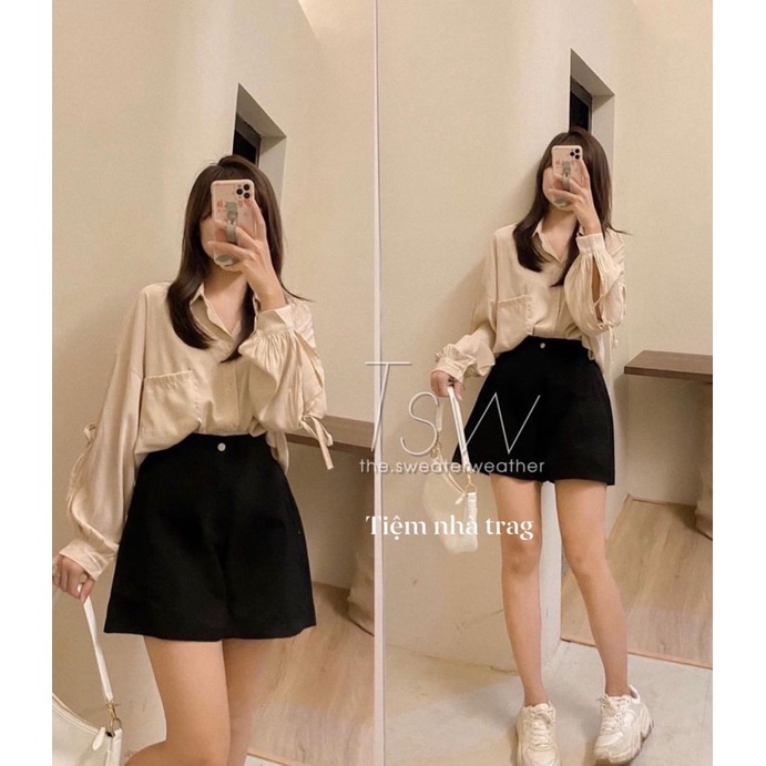 Quần sooc kaki hàn quốc