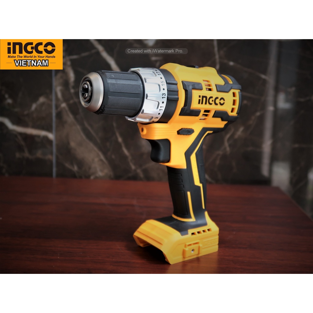 Thân máy khoan pin không chổi than 3 chức năng INGCO CIDLI20608-2
