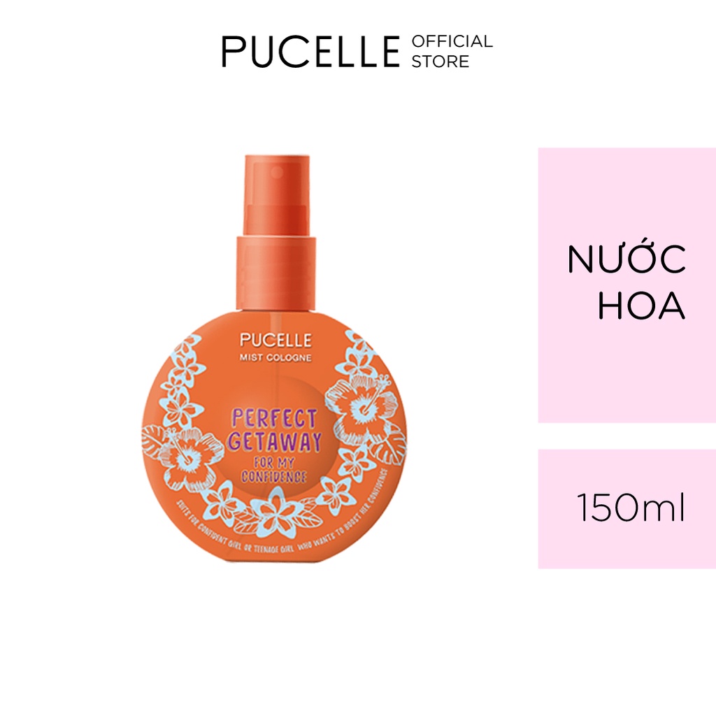 Nước Hoa PUCELLE Mist Cologne Perfect Getaway For My Confidence 150ml