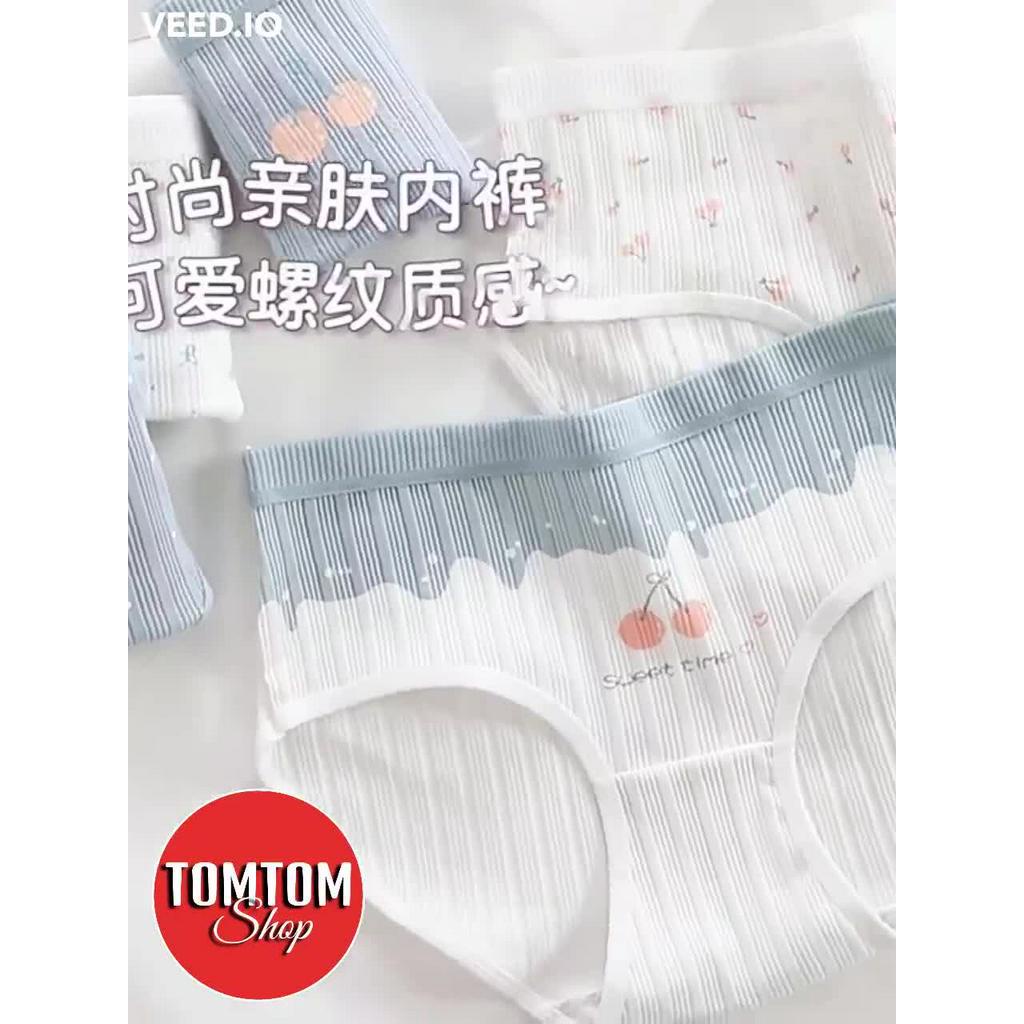 SET 5 Quần Lót Nữ Cotton Nâng Mông Thông Hơi Hoạ Tiết Dễ Thương CB4 | BigBuy360 - bigbuy360.vn