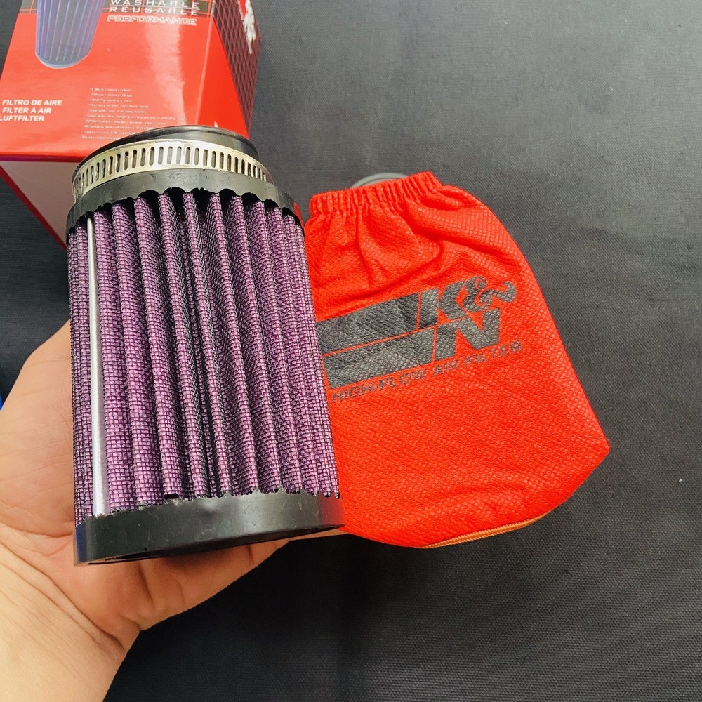 PÔ E TRỤ KN, LỌC GIÓ TRỤ KN KÈM ÁO MƯA CHỐNG NƯỚC ĐỘ CHO CÁC DÒNG XE THÔNG DỤNG NHƯ EXCITER, WINNER, RAIDER, SATRIA,..
