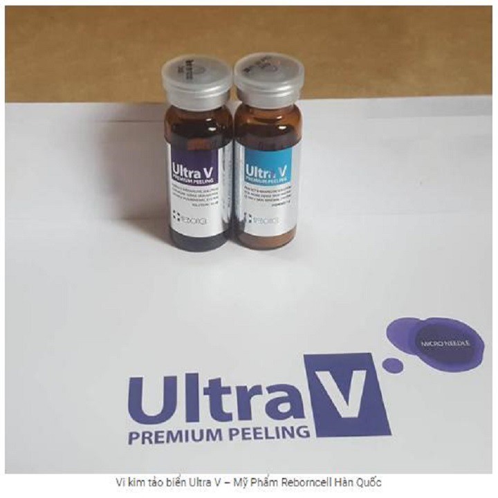 Bộ vi kim tảo biển Ultra V Premium Peeling - tái sinh làn da tại nhà Hàn Quốc- peel da tại nhà