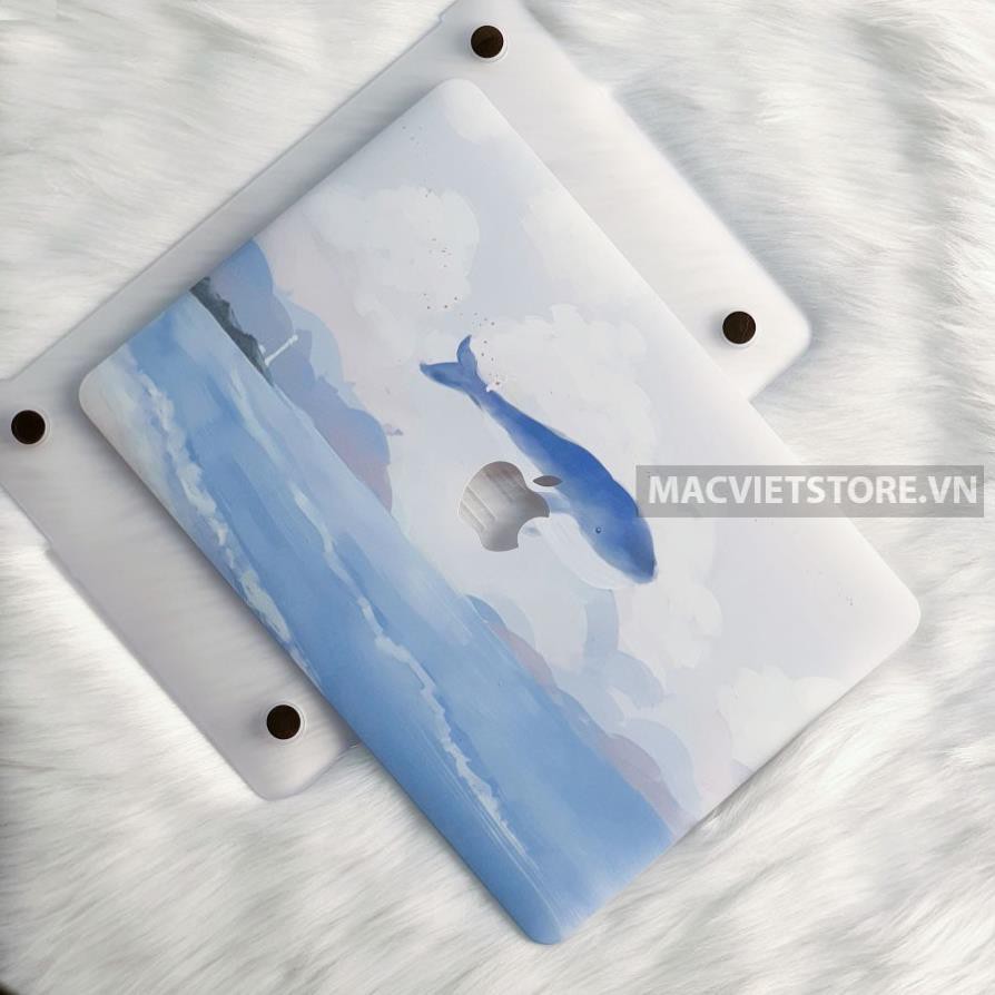 [ 3-IN-1] Album Case Macbook, Ốp Lưng Macbook Hoạt Hình (Tặng Nút Chống Bụi, Kẹp Chống Gẫy Sạc)