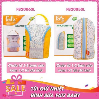 Túi giữ nhiệt bình sữa đơn và đôi FATZ FatzBaby FB2005SL / FB2006SL (Công nghệ Hàn Quốc)