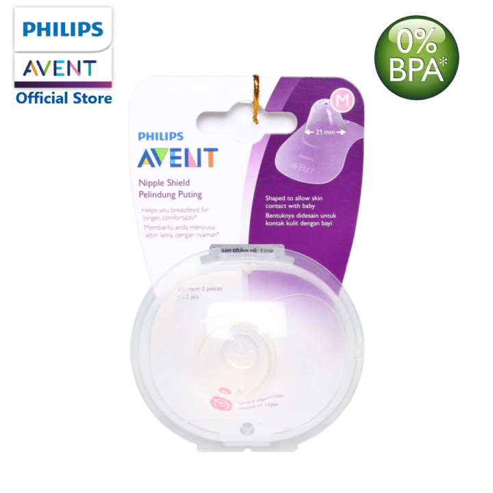 Trợ ty mẹ Philips Avent 21mm SCF153.03 (Hộp 2 cái)