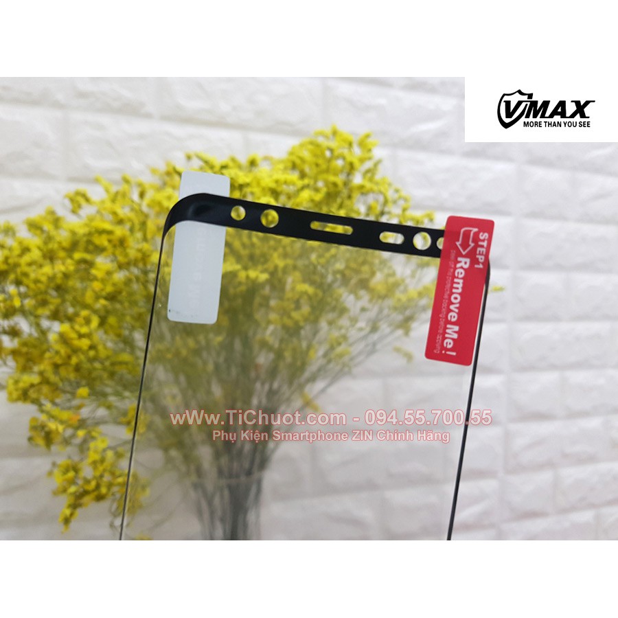 Dán dẻo PET Samsung S8/ S8 Plus VMAX Full Viền Đen