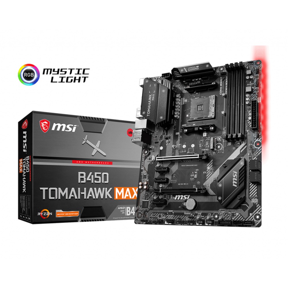 Bo mạch chủ Main MSI B450 TOMAHAWK MAX AM4 ATX ( New chính hãng bảo hành 36T)