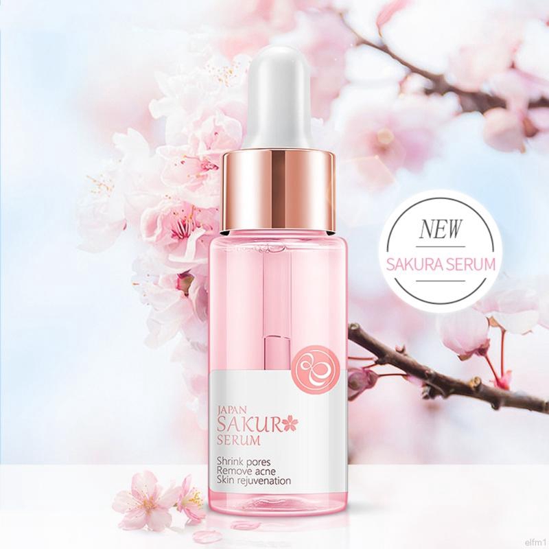 (Hàng Mới Về) Serum Hoa Anh Đào Dưỡng Ẩm Làm Săn Chắc Da Se Khít Lỗ Chân Lông Làm Sáng Màu Da