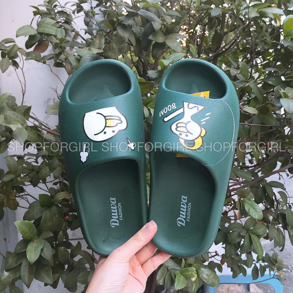 Dép bánh mì quai ngang nhiều hình