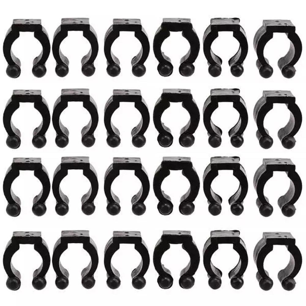 Danilo Kẹp Giữ Cần Câu Cá Gắn Tường Màu Đen Tiện Dụng